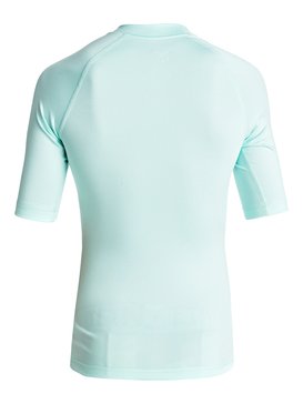 roxy, Гидромайка Whole Heartedс коротким рукавом для девочек, BEACH GLASS (gcz0) Whole Hearted - Short Sleeve UPF 50 Rash Vest ERGWR03006