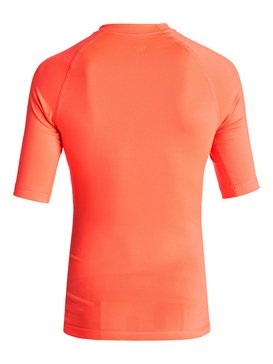 roxy, Гидромайка Whole Heartedс коротким рукавом для девочек, NEON GRAPEFRUIT (nkn0) Whole Hearted - Short Sleeve UPF 50 Rash Vest ERGWR03006