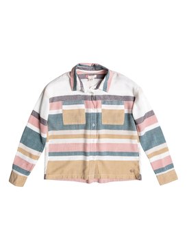roxy, Unexpected Beauty - Chemise à manches longues, MARSHMALLOW BLANKET STRIPE (wbt3) Unexpected Beauty - Long Sleeve Shirt ERGWT03021