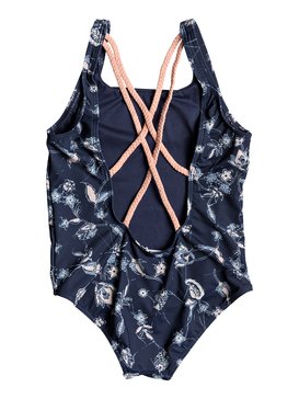 roxy, Beach Days - Maillot de bain une pièce pour Fille 8-16 ans, DRESS BLUES BEYOND WAY (btk1) Beach Days - One-Piece Swimsuit for Girls 8-16 ERGX103029