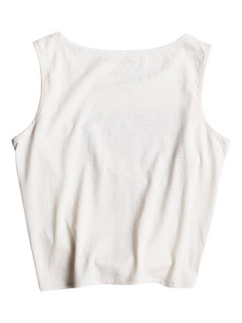 roxy, Вязаная майка Keys Boarder Sunrise Palm, MARSHMELLOW (wbt0) Keys Boarder Sunrise Palm - Knotted Vest Top ERGZT03178