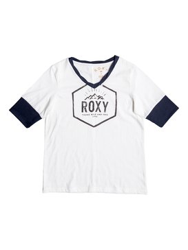 roxy, Fleeting Moments - Tee-Shirt manches 3/4, MARSHMELLOW (wbt0) Fleeting Moments - 3/4 Sleeve T-Shirt ERGZT03223