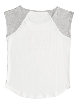 roxy, Heaven's A Heartbreak - Maglietta con maniche ad aletta, MARSHMALLOW (wbt0) Heaven's A Heartbreak - Cap Sleeve T-Shirt ERGZT03267