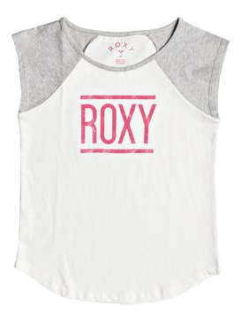 roxy, Heaven's A Heartbreak - Maglietta con maniche ad aletta, MARSHMALLOW (wbt0) Heaven's A Heartbreak - Cap Sleeve T-Shirt ERGZT03267