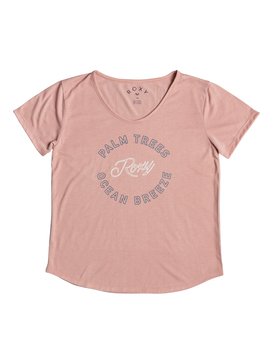 roxy, Hit The Ground Ocean Breeze - T Shirt col rond, ROSE TAN (mhb0) Hit The Ground Ocean Breeze - T-Shirt ERGZT03277
