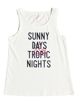 roxy, Sunny Afternoon Sunny Days - Camiseta de Tirantes, MARSHMALLOW (wbt0) Sunny Afternoon Sunny Days - Vest Top ERGZT03287
