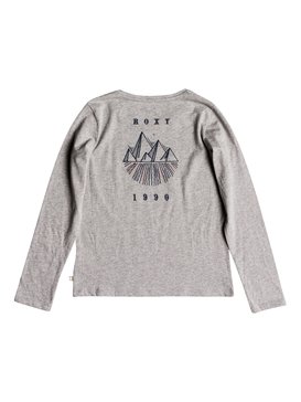 roxy, Gradual Awakening - Long Sleeve T-Shirt for Girls 8-16, HERITAGE HEATHER (sgrh) Gradual Awakening - Long Sleeve T-Shirt for Girls 8-16 ERGZT03327