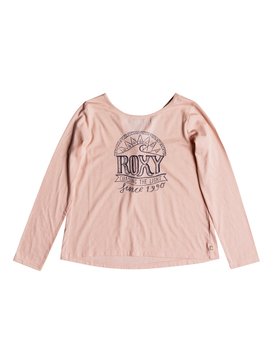 roxy, Skinny Love Lights - T-shirt manches longues pour Fille 8-16 ans, PEACH WHIP (mek0) Skinny Love Lights - Long Sleeve Top for Girls 8-16 ERGZT03333