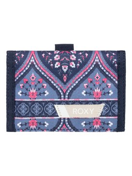 roxy, Small Beach - Portefeuille 3 volets pour Femme, CHINA BLUE NEW MAIDEN SWIM (bnd5) Small Beach - Tri-Fold Wallet for Women ERJAA03387
