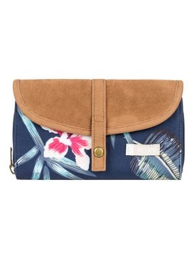 roxy, Carribean - Portefeuille zippé pour Femme, DRESS BLUE ISLE (xbgr) Carribean - Zip Wallet for Women ERJAA03392