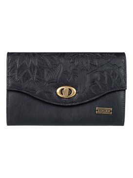 roxy, Pink Motel - Portefeuille imitation cuir pour Femme, ANTHRACITE (kvj0) Pink Motel - Faux Leather Wallet for Women ERJAA03400