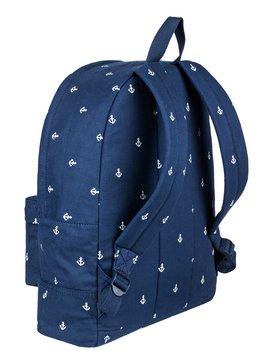 roxy, Рюкзак Sugar Baby Canvas 16L, DRESS BLUE PRINTED ANCHOR (btk6) Sugar Baby Canvas - Small Backpack ERJBP03640