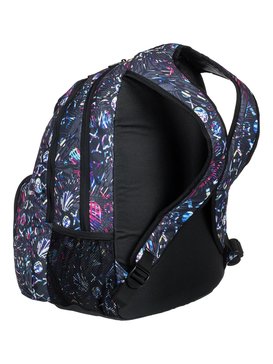 roxy, Рюкзак среднего размера Shadow Swell 24L, CHARCOAL HEATHER SURF LETTERIN (kpg6) Shadow Swell - Medium Backpack ERJBP03644