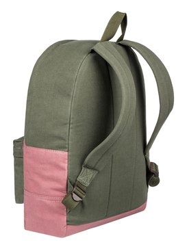 roxy, Sugar Baby Canvas Colorblock 16L Small Backpack, BURNT OLIVE (gpz0) SUGAR BABY CANVAS COLORBLOCK ERJBP03694