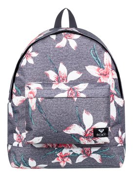 roxy, Be Young 24L - Mittelgroßer Rucksack, CHARCOAL HEATHER FLOWER FIELD (kpg6) Be Young 24L - Medium Backpack ERJBP03732