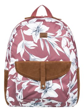 roxy, Carribean 18L - Mittelgroßer Rucksack, WITHERED ROSE LILY HOUSE (mmg6) Carribean 18L - Medium Backpack ERJBP03734