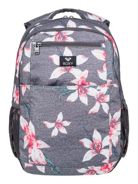 roxy, Here You Are 23.5L - Mittelgroßer Rucksack, CHARCOAL HEATHER FLOWER FIELD (kpg6) Here You Are 23.5L - Medium Backpack ERJBP03745