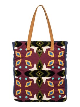 roxy, By Your Love - Bolsa de playa con asas de tamaño mediano, DRESS BLUES (btk0) By Your Love - Medium Tote Bag ERJBP03759