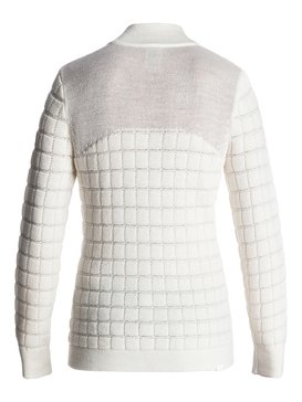 roxy, Толстовка на молнии ROXY Premiere, BRIGHT WHITE (wbb0) ROXY Premiere - Half-Zip Mid Layer for Women ERJFT03579
