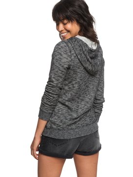 roxy, Толстовка на молнии Trippin, BLACK HEATHER (kvjh) Trippin - Zip-Up Hoodie for Women ERJFT03596