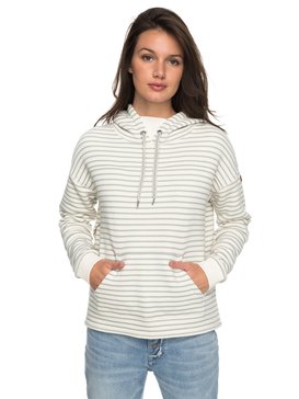 roxy, Greatest Glory Stripe - Sweat à capuche pour Femme, MARSHMALLOW TRIPPIN (wbt3) Greatest Glory Stripe - Hoodie for Women ERJFT03682