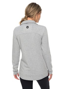 roxy, Paradis To Paradise - Sudadera Técnica con Capucha y Cremallera, HERITAGE HEATHER (sgrh) Paradis To Paradise - Technical Zip-Up Sweatshirt ERJFT03718