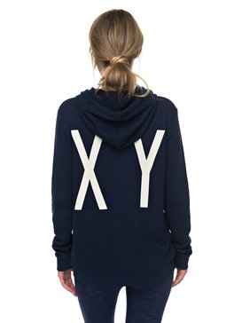 roxy, Толстовка на молнии More Summer, DRESS BLUES (btk0) More Summer - Zip-Up Hoodie for Women ERJFT03723