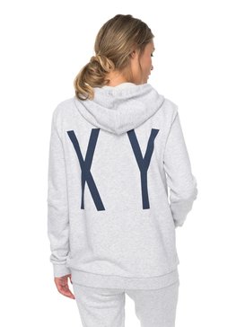roxy, More Summer - Sudadera con Capucha y Cremallera para Mujer, HERITAGE HEATHER (sgrh) More Summer - Zip-Up Hoodie for Women ERJFT03723