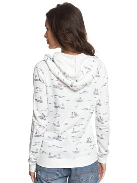 roxy, Толстовка на молнии Trippin, MARSHMALLOW BOAT TRIP SMALL (xwyb) Trippin - Zip-Up Hoodie for Women ERJFT03724