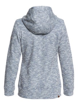 roxy, Doe - Sudadera de diseño técnico con capucha y cremallera para Mujer, CROWN BLUE (bqy0) Doe - Technical Zip-Up Hoodie for Women ERJFT03744