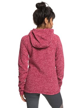 roxy, Electric Feeling - Sudadera con capucha y cremallera para Mujer, RUMBA RED (rrs0) Electric Feeling - Zip-Up Hoodie for Women ERJFT03790