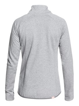 roxy, Harmony Shimmer - Funktions-Fleece mit Reißverschluss für Frauen, WARM HEATHER GREY (sjeh) Harmony Shimmer - Technical Zip-Up Fleece for Women ERJFT03856