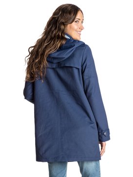 roxy, Дождевик с капюшоном Gili Peak, BLUE DEPTHS (bta0) Gili Peak - Hooded Mac ERJJK03169