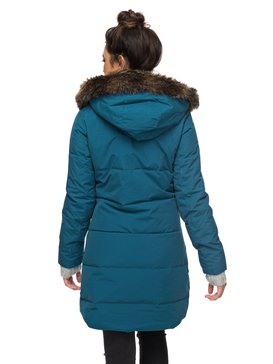 roxy, Куртка Ellie 5K, INK BLUE (bsf0) Ellie 5K - Waterproof Longline Hooded Jacket ERJJK03186