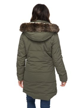 roxy, Куртка Ellie 5K, DUST IVY (gqm0) Ellie 5K - Waterproof Longline Hooded Jacket ERJJK03186
