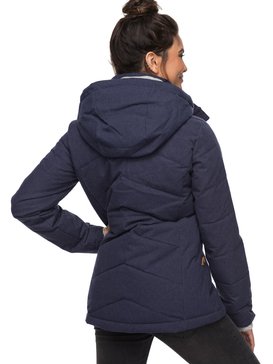 roxy, Nancy - Manteau isolant imperméable à capuche, PEACOAT (btn0) Nancy - Waterproof Hooded Insulator Jacket ERJJK03187