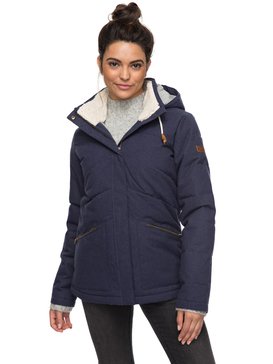 roxy, Nancy - Manteau isolant imperméable à capuche, PEACOAT (btn0) Nancy - Waterproof Hooded Insulator Jacket ERJJK03187