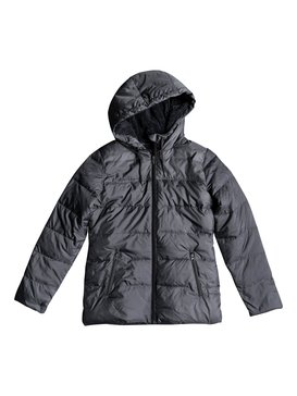roxy, Harbor Days - Chaqueta acolchada impermeable con capucha para Mujer, TURBULENCE (kym0) Harbor Days - Water Repellent Hooded Puffer Jacket for Women ERJJK03254