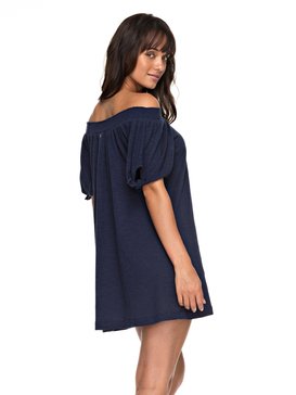roxy, Платье Bright Blue Sky, DRESS BLUES (btk0) Bright Blue Sky - Off The Shoulder Dress ERJKD03161