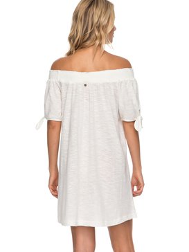 roxy, Платье Bright Blue Sky, MARSHMALLOW (wbt0) Bright Blue Sky - Off The Shoulder Dress ERJKD03161