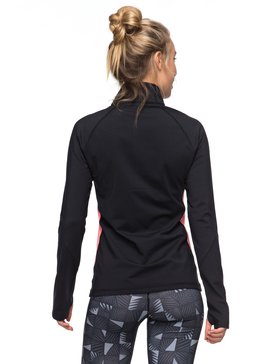 roxy, Keep It Warm - Haut technique à manches longues pour Femme, ANTHRACITE (kvj0) Keep It Warm - Technical Long Sleeve Top for Women ERJKT03272