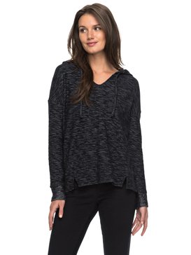 roxy, Wanted And Wild - Haut à capuche manches longues, ANTHRACITE (kvj0) Wanted And Wild - Long Sleeve Hooded Top ERJKT03288