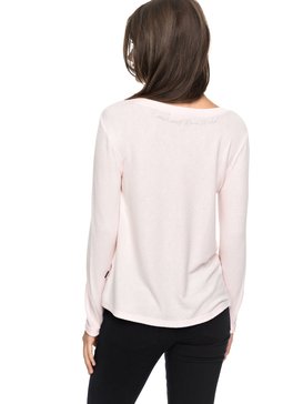 roxy, Sea Skipper - T shirt à manches longues pour Femme, PALE DOGWOOD HEATHER (ndsh) Sea Skipper - Long Sleeve Top for Women ERJKT03290