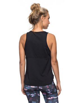 roxy, Shiny Way - Camiseta sin mangas de diseño técnico, ANTHRACITE (kvj0) Shiny Way - Technical Vest Top ERJKT03294