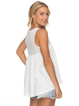 roxy, Delila Lace - Top con Botones en la Parte Delantera, MARSHMALLOW (wbt0) Delila Lace - Button Front Top ERJKT03361