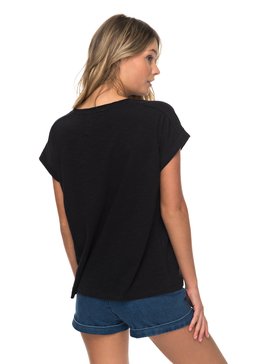 roxy, Cloud Discover - Top à manches courtes pour Femme, ANTHRACITE (kvj0) Cloud Discover - Short Sleeve Top for Women ERJKT03363