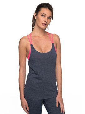 roxy, Secret Message - 2-in-1 Technical Vest Top for Women, DRESS BLUES (btk0) Secret Message - 2-in-1 Technical Vest Top for Women ERJKT03392