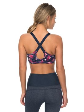 roxy, Lhassa 3 - Brassière de sport pour Femme, DRESS BLUES NEON WATERFALL (mlj1) Lhassa 3 - Sports Bra for Women ERJKT03405
