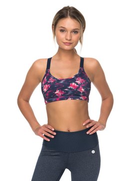 roxy, Lhassa 3 - Brassière de sport pour Femme, DRESS BLUES NEON WATERFALL (mlj1) Lhassa 3 - Sports Bra for Women ERJKT03405