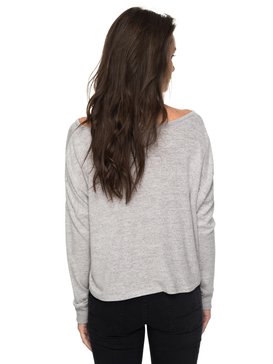 roxy, Surfing Spot - Sweat oversize pour Femme, HERITAGE HEATHER (sgrh) Surfing Spot - Oversized Sweatshirt for Women ERJKT03407